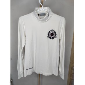 Langrmet Hv polo med rullekrave str L