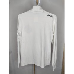 Langrmet Hv polo med rullekrave str L