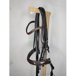 By Weber kandar og trense, kan leves om til begge dele, sort med brun lak, str Cob