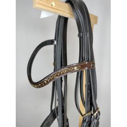 By Weber kandar og trense, kan leves om til begge dele, sort med brun lak, str Cob