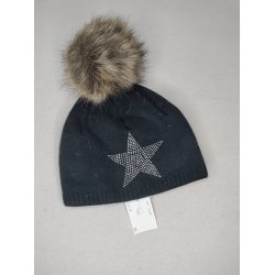 Hue med sten str Small