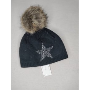 Hue med sten str Small