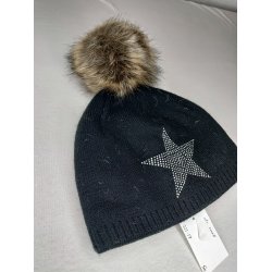 Hue med sten str Small