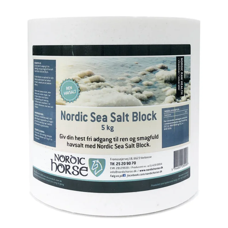 Nordic Sea Salt Block - Neutral 5 Kg. �konomipakke 4 Stk.