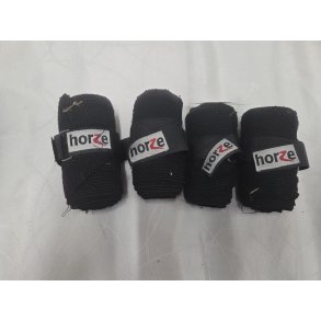 Sorte Elastik Bandager 4 stk. Brugt