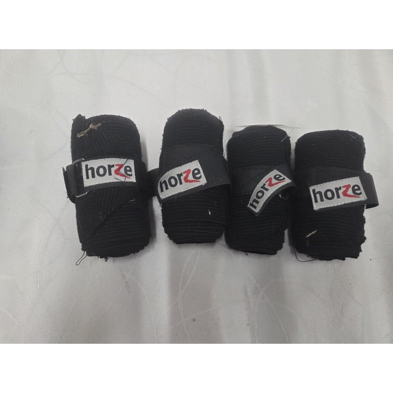 Sorte Elastik Bandager 4 stk. Brugt