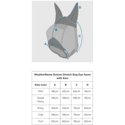 Nordic Fluemaske Bl� Str. Pony